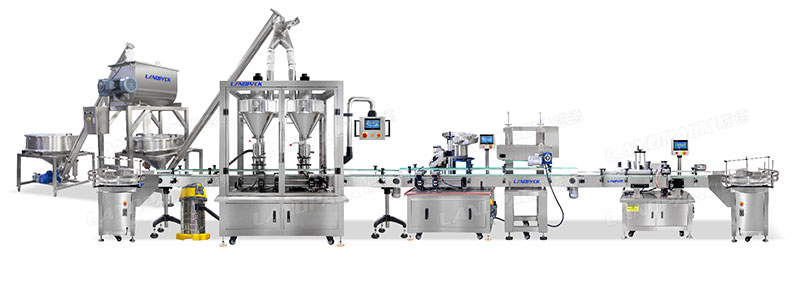 automatic powder filling line