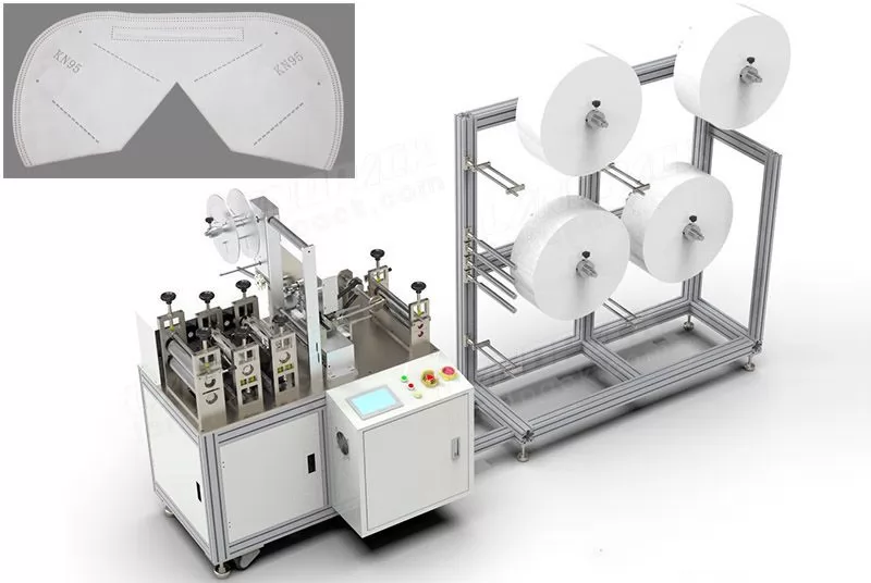 Semi-Automatic Nonwoven N95/ KN95 Face Mask Blank Making Machine