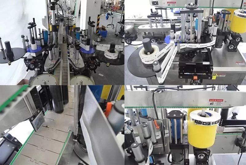 square bottle wrap around labeling machine