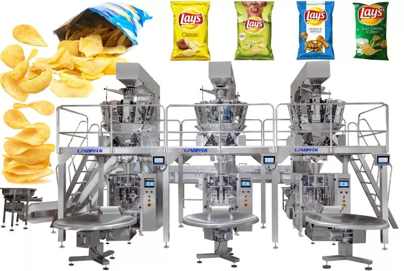 envasadora de papas fritas