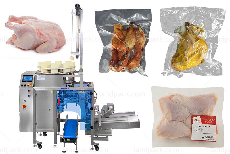 Máquina de envasado al vacío Mini Doypack de pollo entero